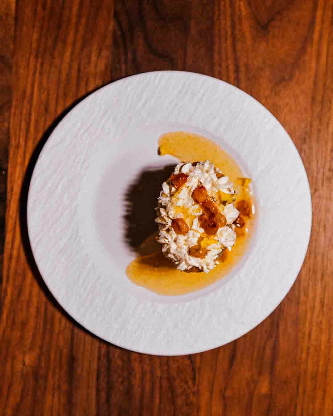 Dessert at Alo in Toronto, photographed by Jasmine Tam